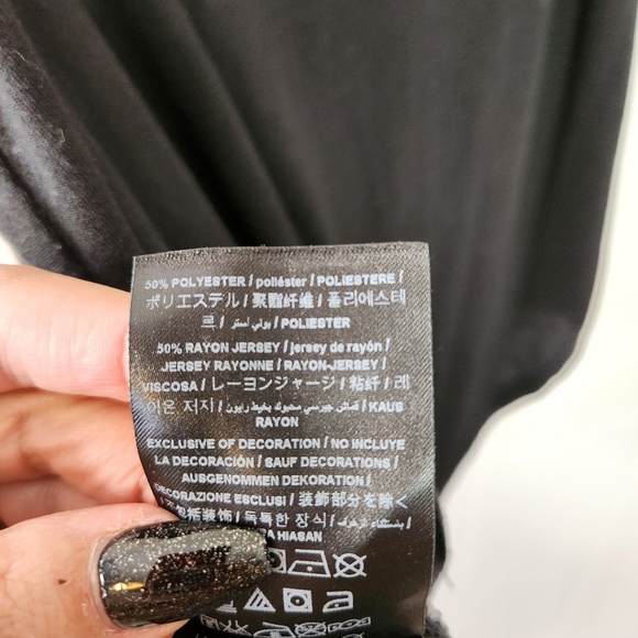 Guess Sleeveless Music Festival Tank Top Black Graphic T-Shirt Guitars Western - Picture 6 of 7